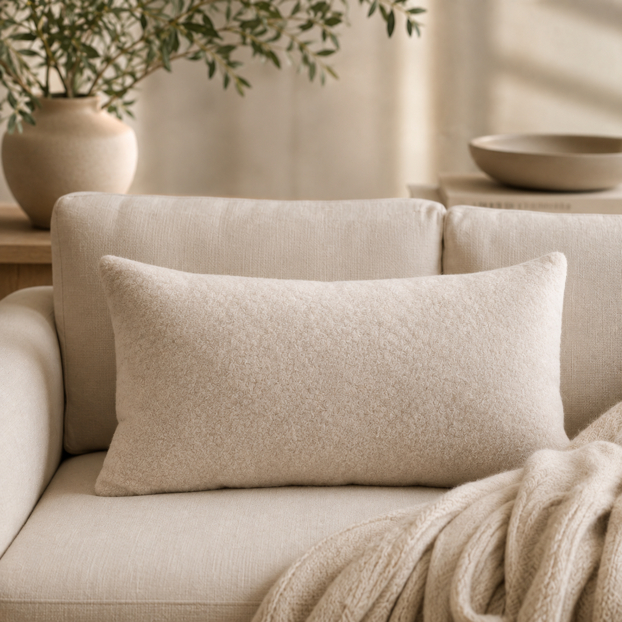 Alpine Cashmere Lumbar Pillow