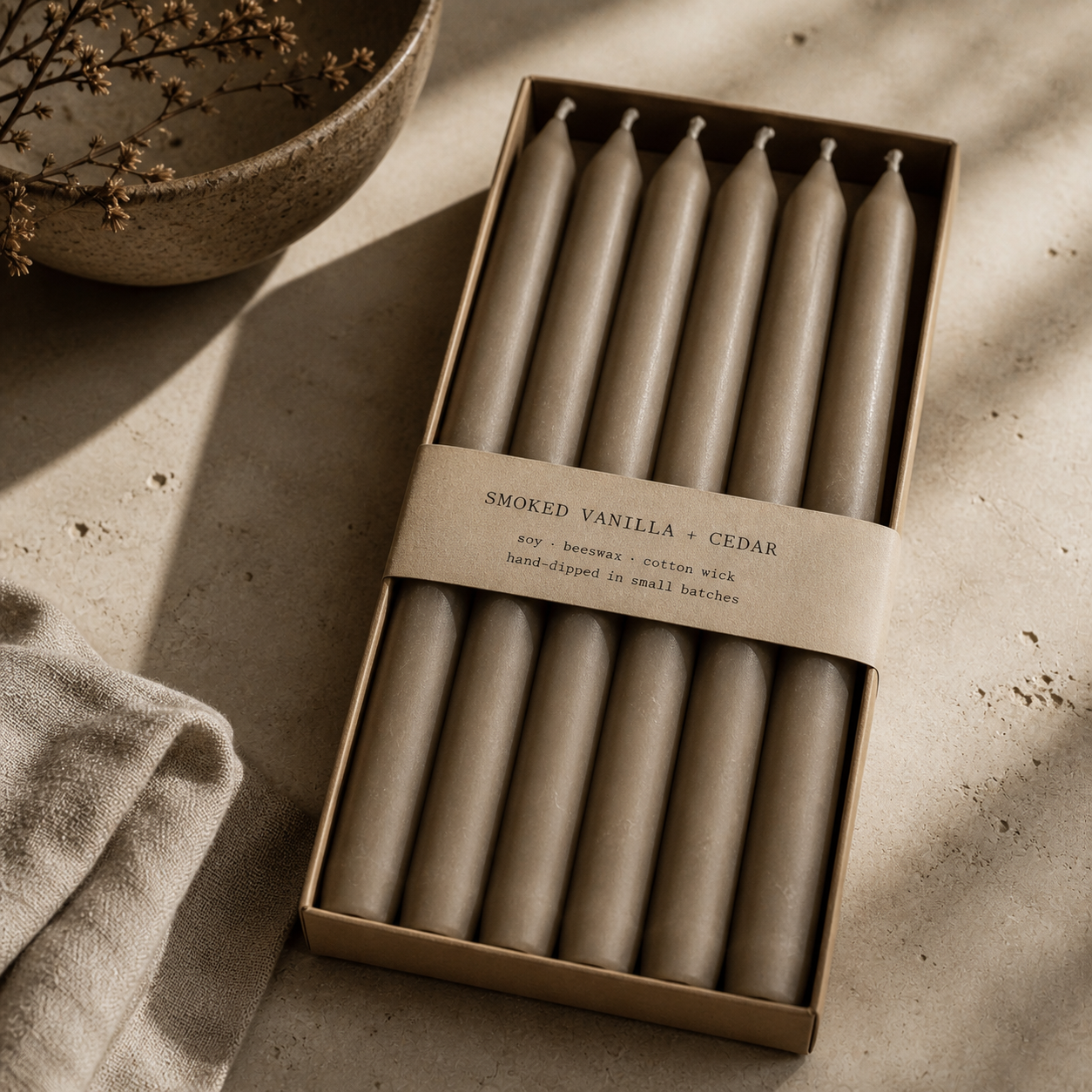 Untamed Taper Candles