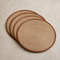 Woven Jute & Leather Placemats
